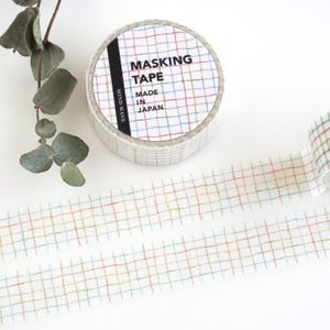 Masking tape&quot;plaid1&quot; washi tape from Japan by mind wave