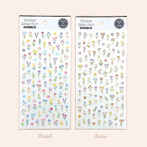 Stickerselectie 'kleine bloem' washi-sticker uit Japan<GAIA>