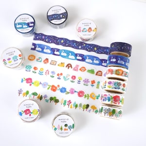 Die cut Masking Tape -Bibitto Color- aus Japan von mind wave washi tape