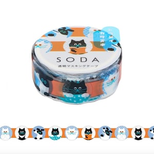 Clear tape SODA Die cut -face-