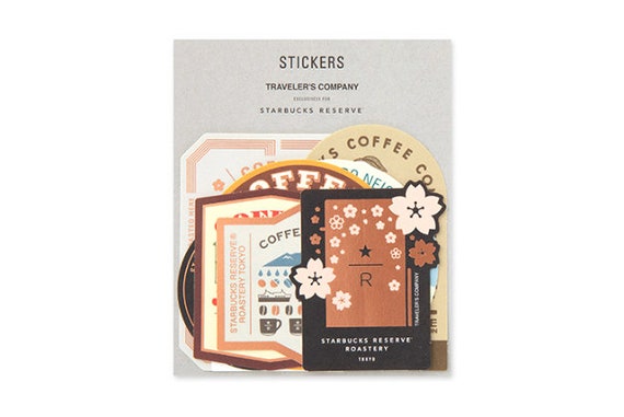 TRAVELER'S Notebook for Starbucks Reserve® Roastery Stickers Set