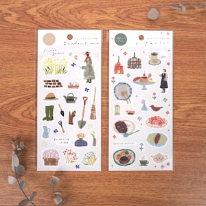 Miki Tamura washi tape sticker "Gardentime/Parlor" uit Japan