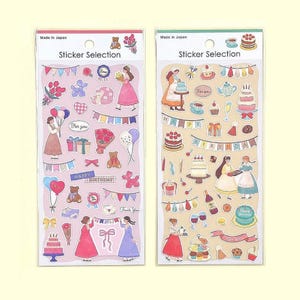 Sticker Auswahl " Party time" aus Japan von Gaia