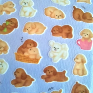 Mame Mame Tier Sticker (Zwergpudel) Masking Sticker aus Japan<mind wave>