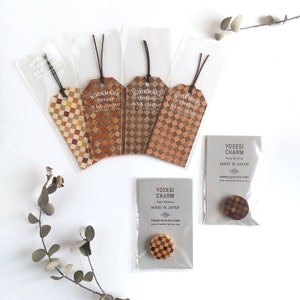 Traveler&#39;s notebook  &quot;Ruchie(るちゑ)&quot;Yosegi Wooden charms & bookmarks Travelers Factory