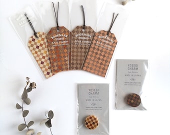Traveler's notebook  "Ruchie(るちゑ)"Yosegi Wooden charms & bookmarks Travelers Factory