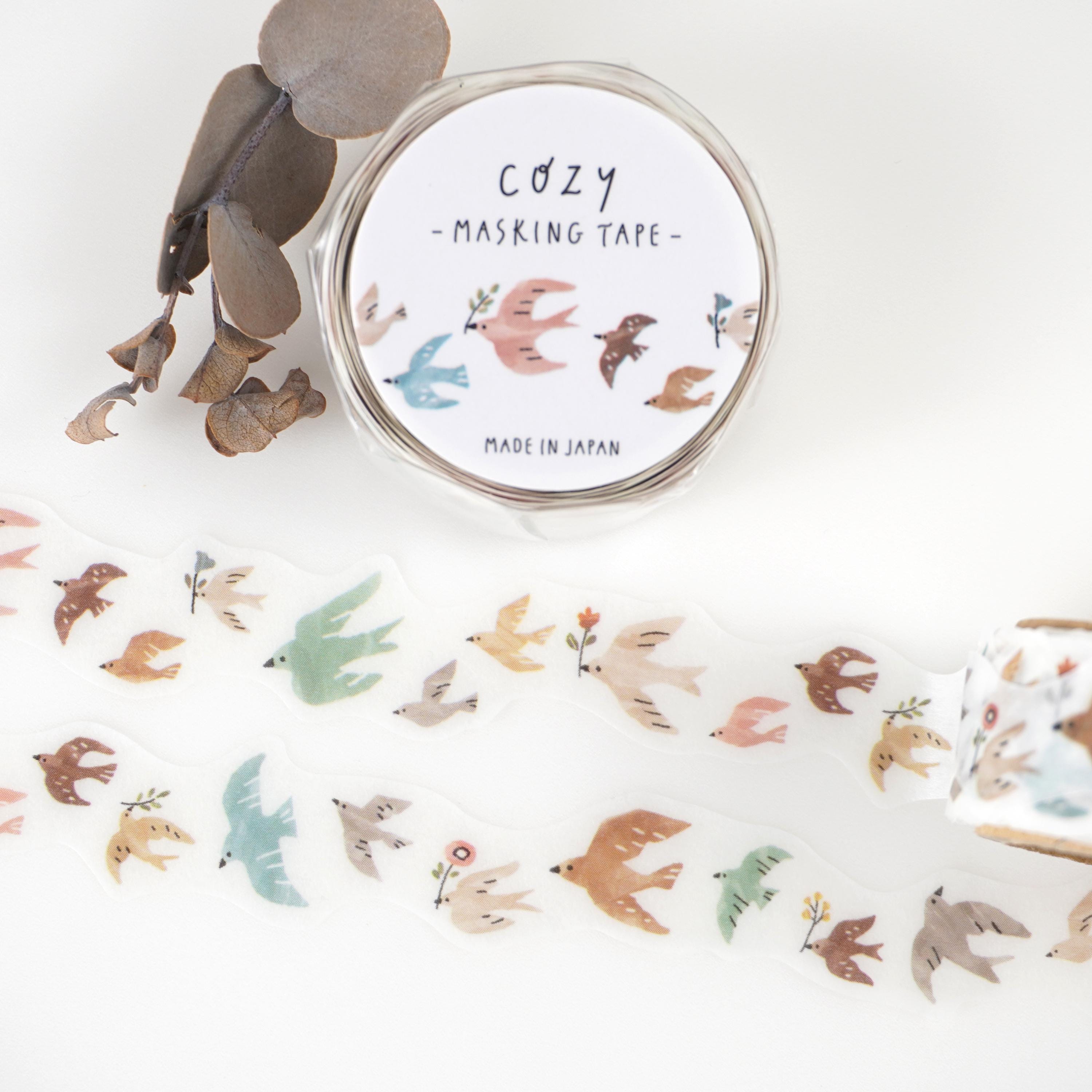 マインドウェーブ和紙テープの日本製COZYマスキングテープ「鳥