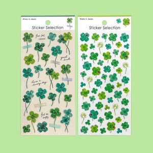 Stickerselectie "Clver & Washi/Clover" uit Japan<GAIA>