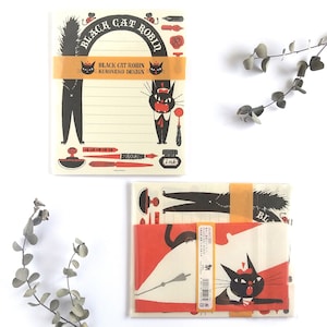 Juego de letras ROBIN de gato negro