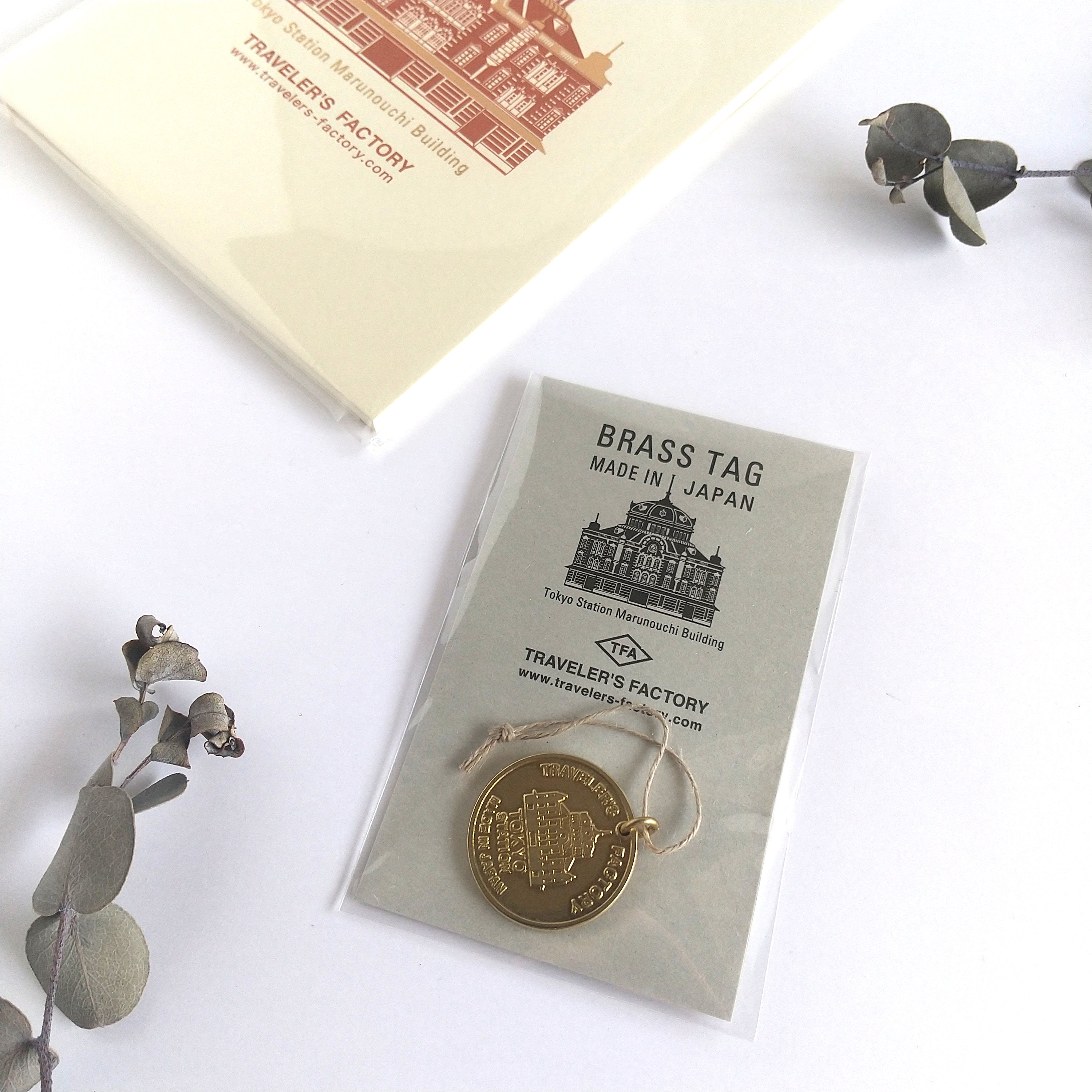 Traveler's Notebook Charm Brass Tag Travelers Factory - Etsy Canada