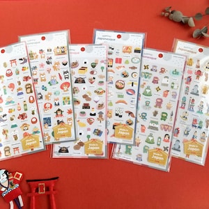 Apparaissez ! Sticker japonais en washi importé du Japon par Kamio Japan