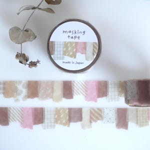 Gestanste afplaktape -Collage- uit Japan van mindwave-washitape