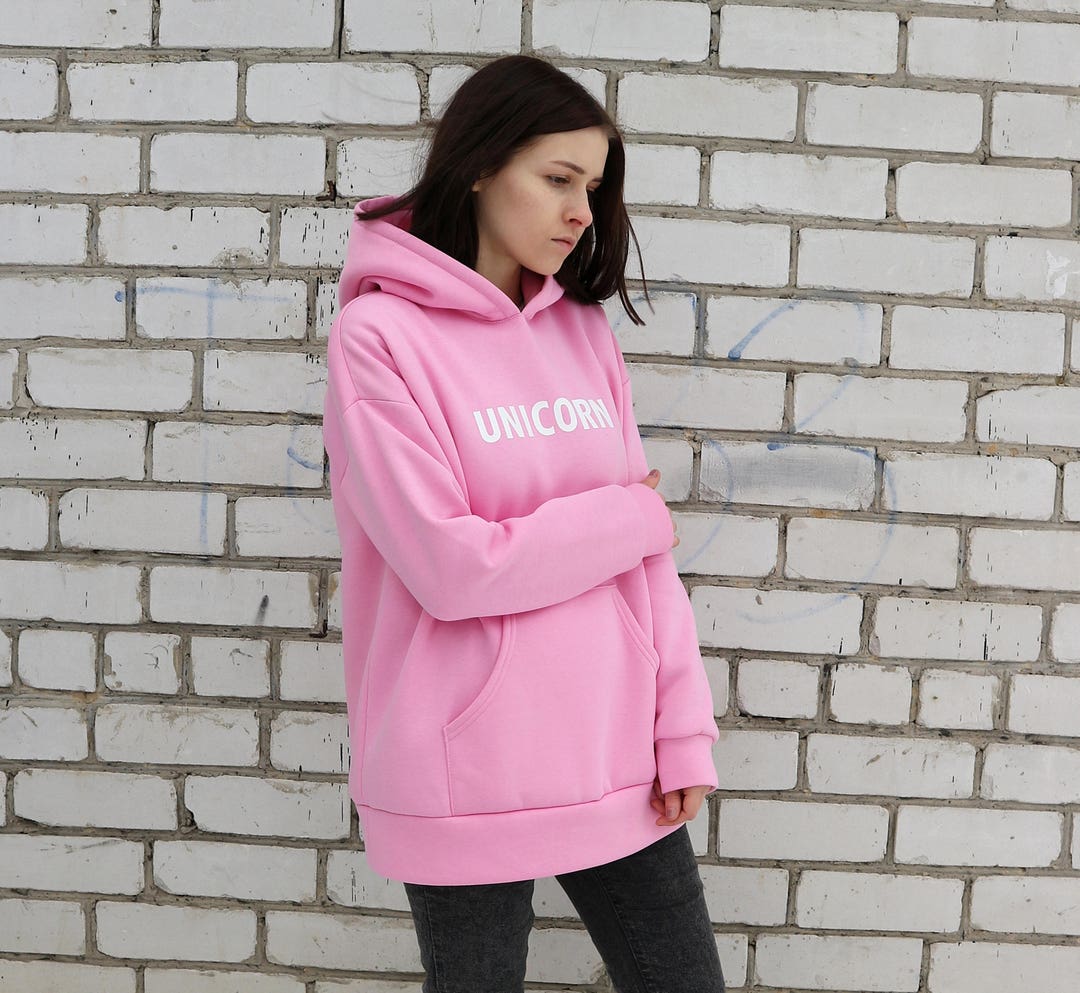 Unicorn sales fleece hoodie