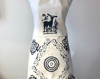 ready to ship Rustic Moose Child Apron