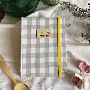 Recipe book Spanish, english or català | Blank recipe book | Custom cookbook for writing | Custom recipes journal