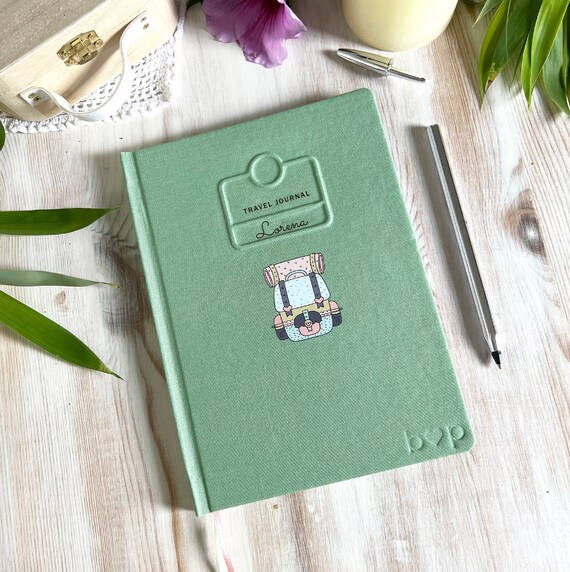 backpack travel journal Travel Journal B-paper in English, Spanish or Catalan | Personalized Travel  Journal | Voyageur Notebook | Travel Notebook | Travel Gift