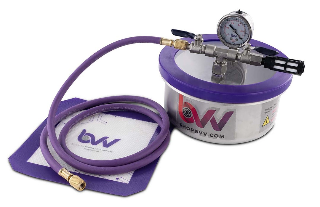 Bvv Best Value Vacs 2 Quart Flat Stainless Steel Vacuum Chamber Etsy