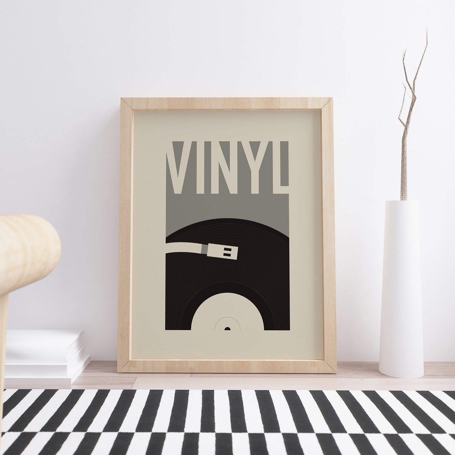 Vinyl Record poster Vinyl Record Art print Printable Wall Etsy