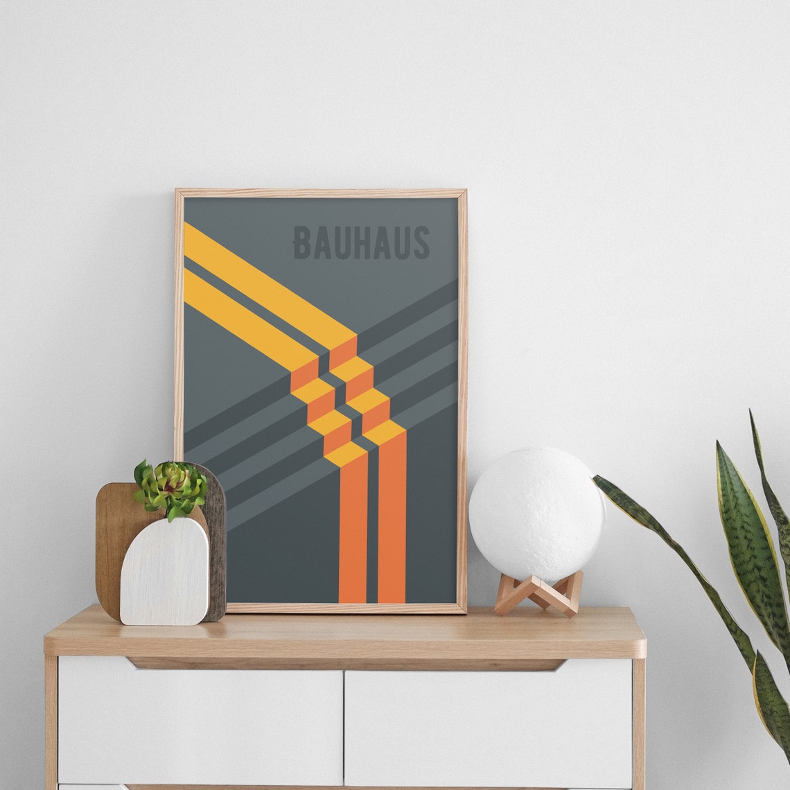 Estampado de arte Bauhaus / Cartel de escalera Bauhaus / Arte | Etsy