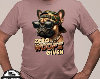 Camiseta de bulldog francés: Bella+Canva, 100 % algodón súper suave