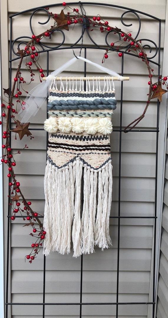 Wall decor Woven wall hanging woolen wall Etsy