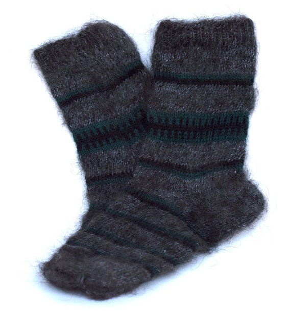 fuzzy wool socks
