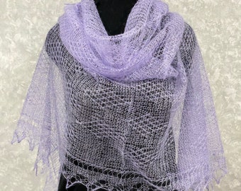 Orenburg shawl scarf - Catholic wedding veil cape, 29.5 x 70.9 inch / 75 x 180 cm