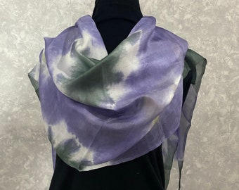 Raw silk scarf - Asian head scarves, 31.5 x 70.9 inch / 80 x 180 cm