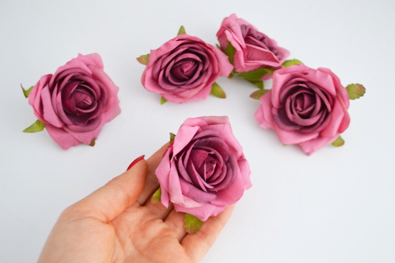 Artificial Mauve Roses Fake Flowers Faux Rose Silk Flowers Etsy Australia
