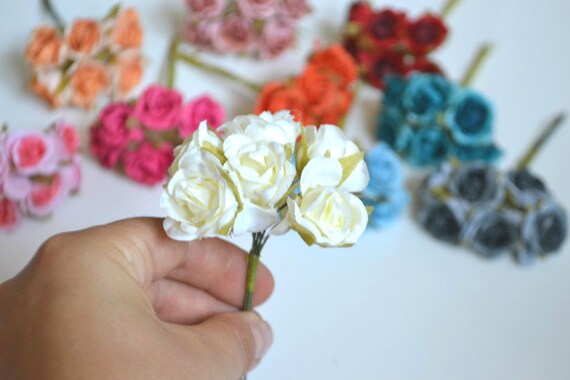 Fleurs Artificielles Faux Roses Mini Bouquets Fleur De Soie Fleur Faux Fleurs Faux Fleurs Faux Fleurs Faux Fleurs