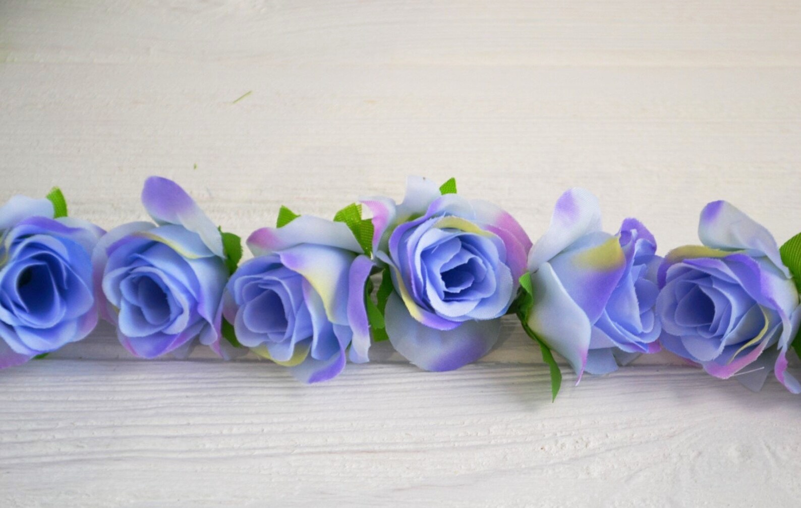 5 Pieces Light Blue Artificial Rose Heads Mini Roses Fake Etsy