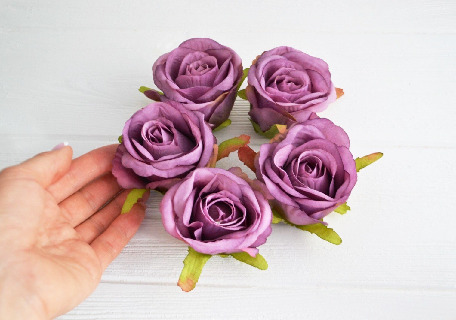 Lilac artificial roses Silk flowers Fake rose Faux flowers Etsy