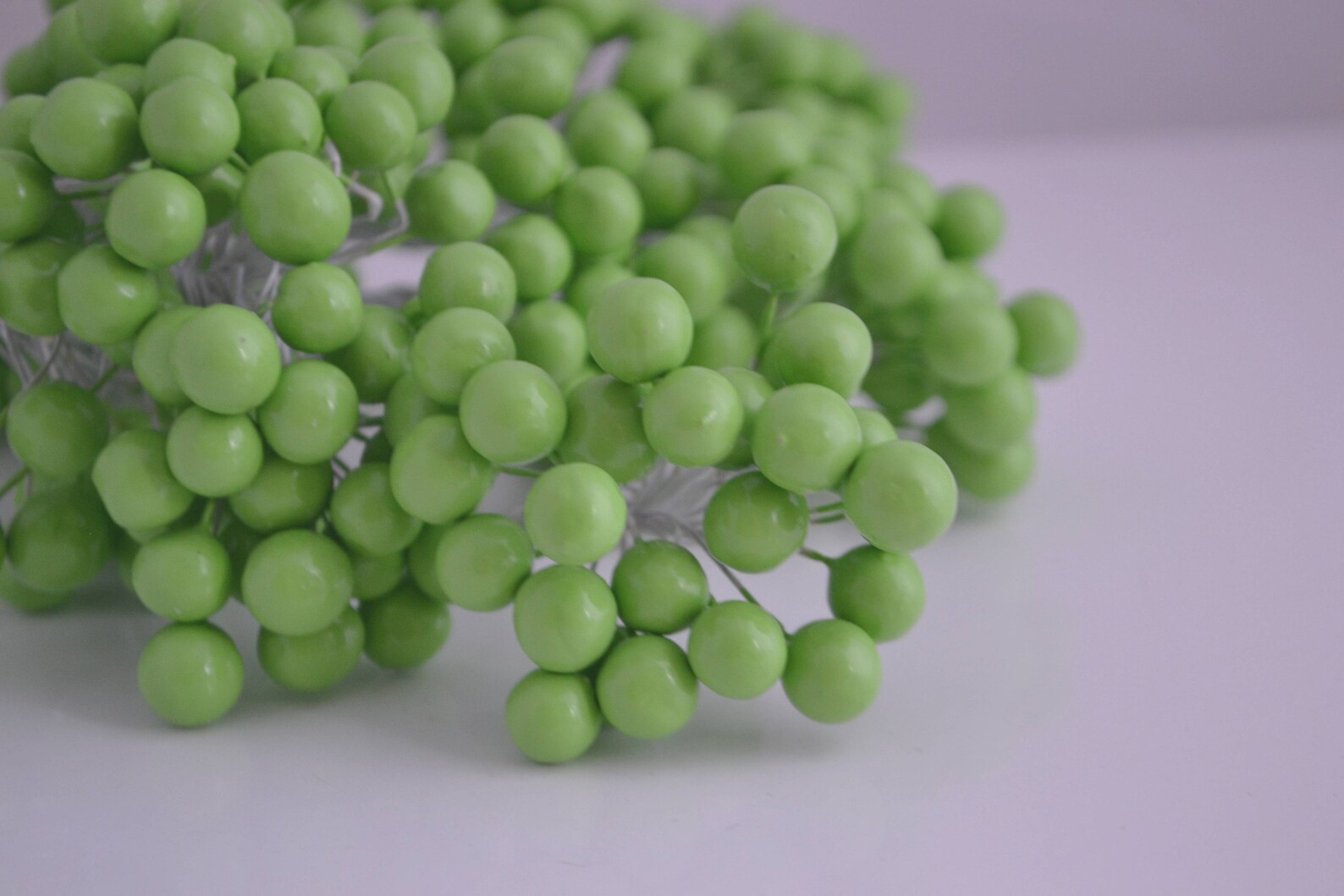 Green Mint Artificial Berries Fake Berry Faux Fruit Spring Etsy