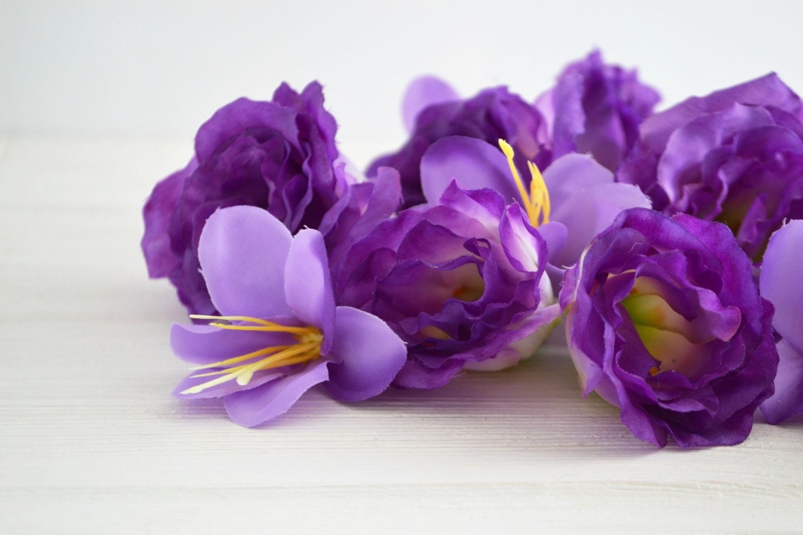 21 pieces Artificial silk flowers Fake roses Faux orchid Etsy