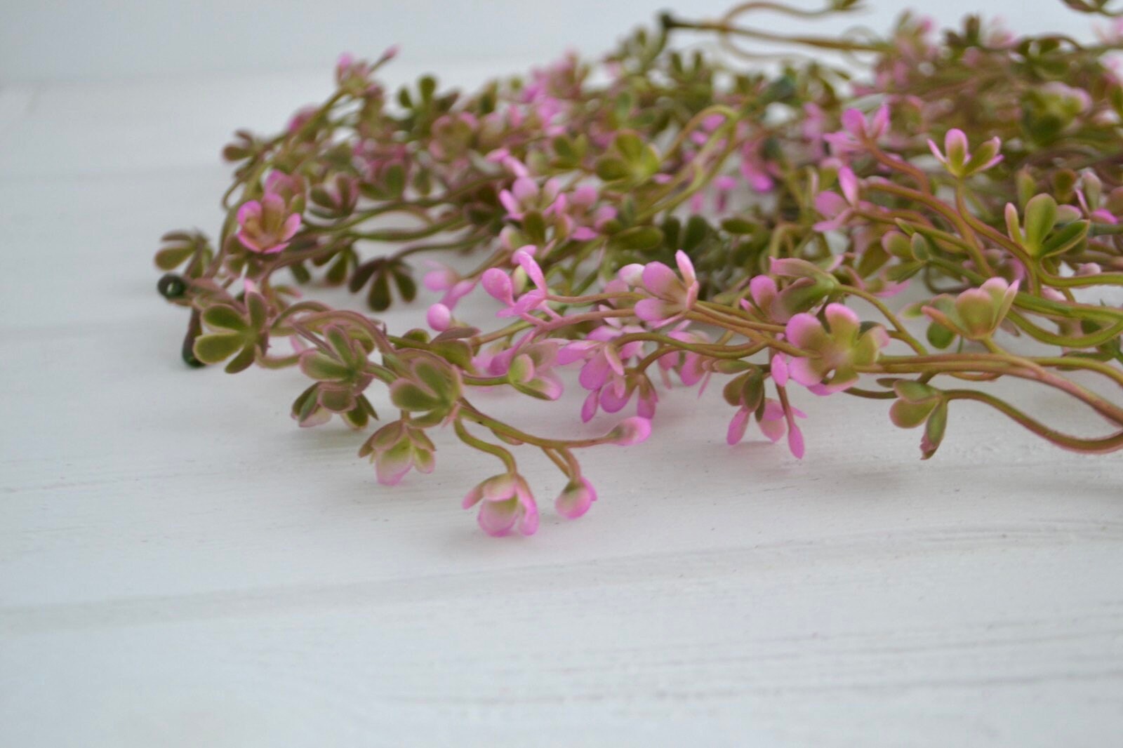 25 Sprigs Pink Tiny Artificial Flowers Small Filler Fake Etsy