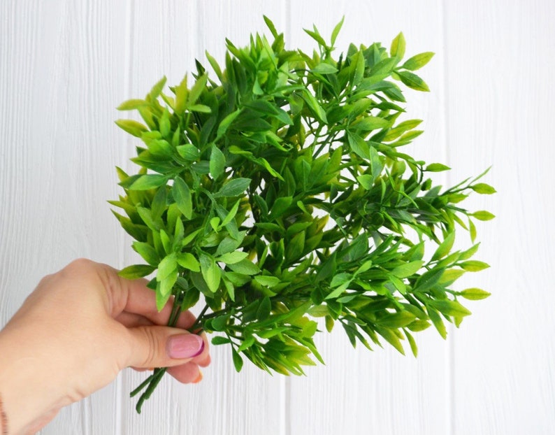 5 Floral greenery filler Greenery stems Flower filler Etsy