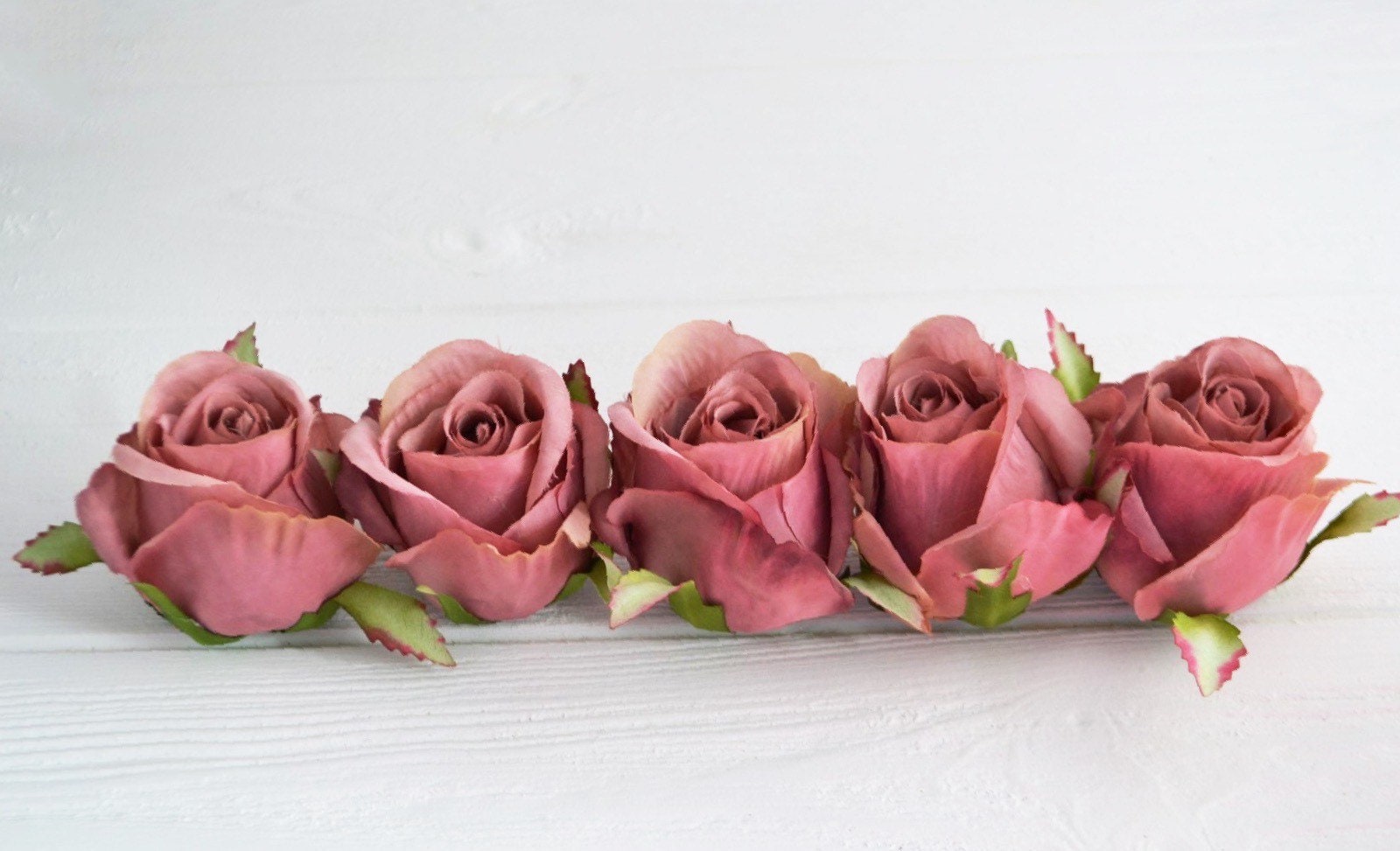 Mauve Silk Roses Artificial Rose Fake Flowers Faux Rose - Etsy