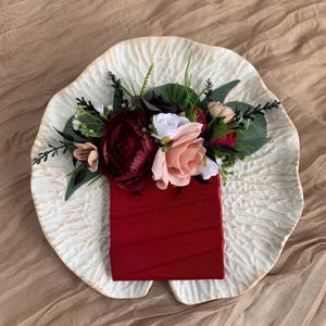 Pocket boutonniere Burgundy black beige flower accessories Boutonniere flower Buttonhole Groom Groomsmen
