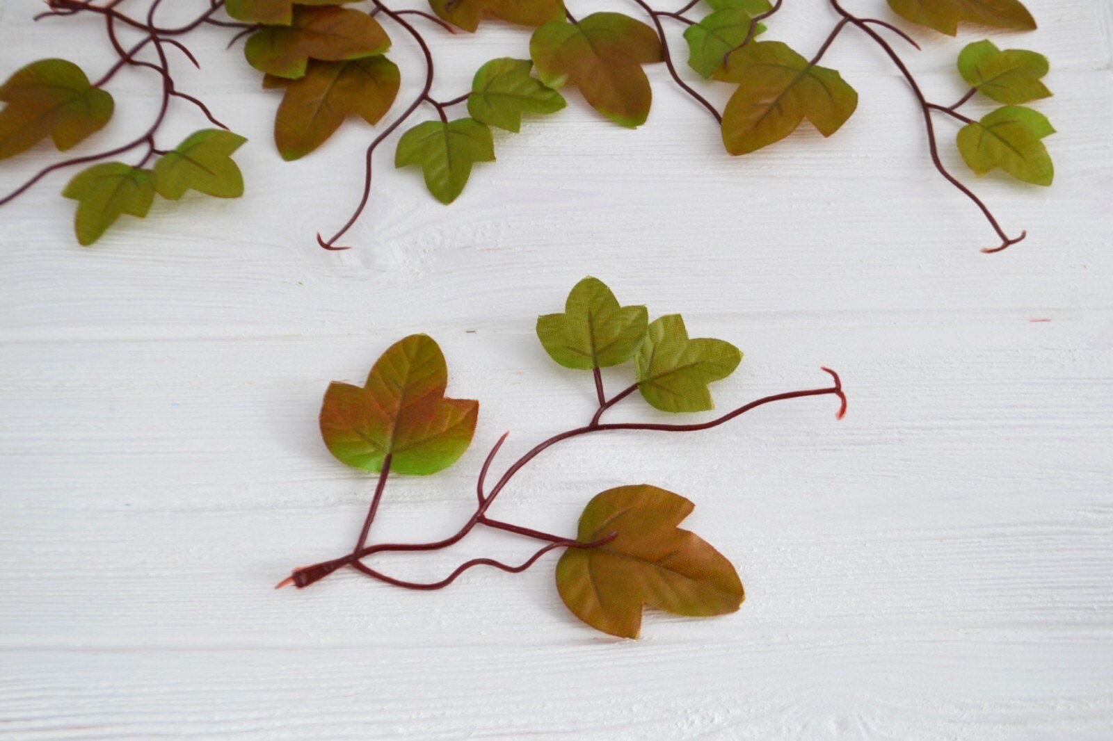 6 Pieces Grapes leaves Artificial leaves Greenery filler Etsy