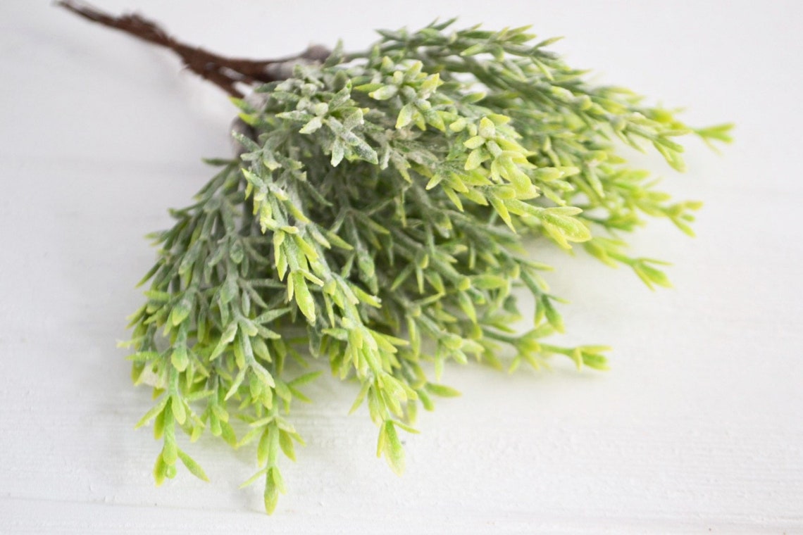 Artificial Greenery 2 Bundles Fake Plants Floral Filler Faux Etsy