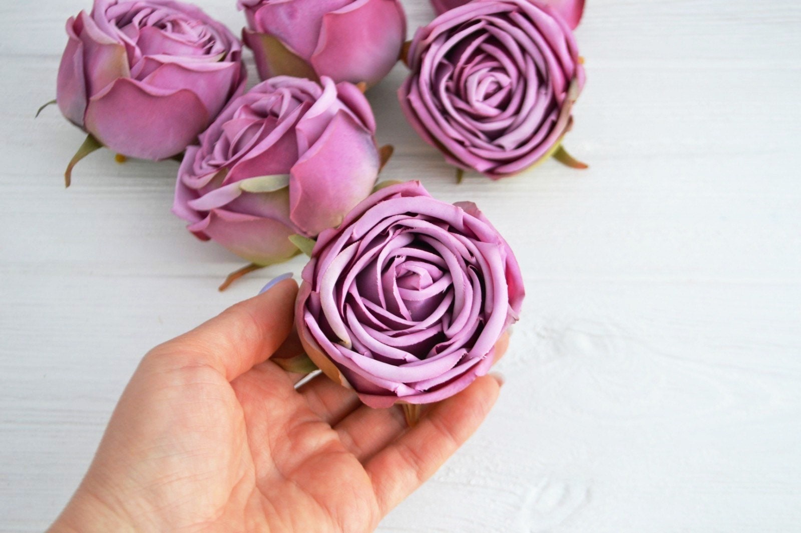 Purple silk roses Artificial rose Fake roses Faux roses Rose Etsy