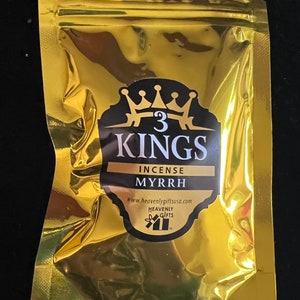 Myrrh, 100% Pure Natural Organic  Incense, Premium Quality Loose  Aromatic Incense 2 oz.