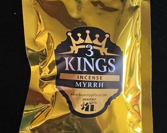 Resina de mirra: incienso orgánico natural 100 % puro (56 g)