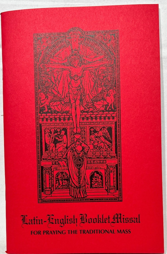 The Latin~english Booklet Missal Booklet *** for Praying the