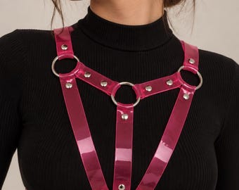 Arnés de plástico de vinilo PVC disponible en 11 colores