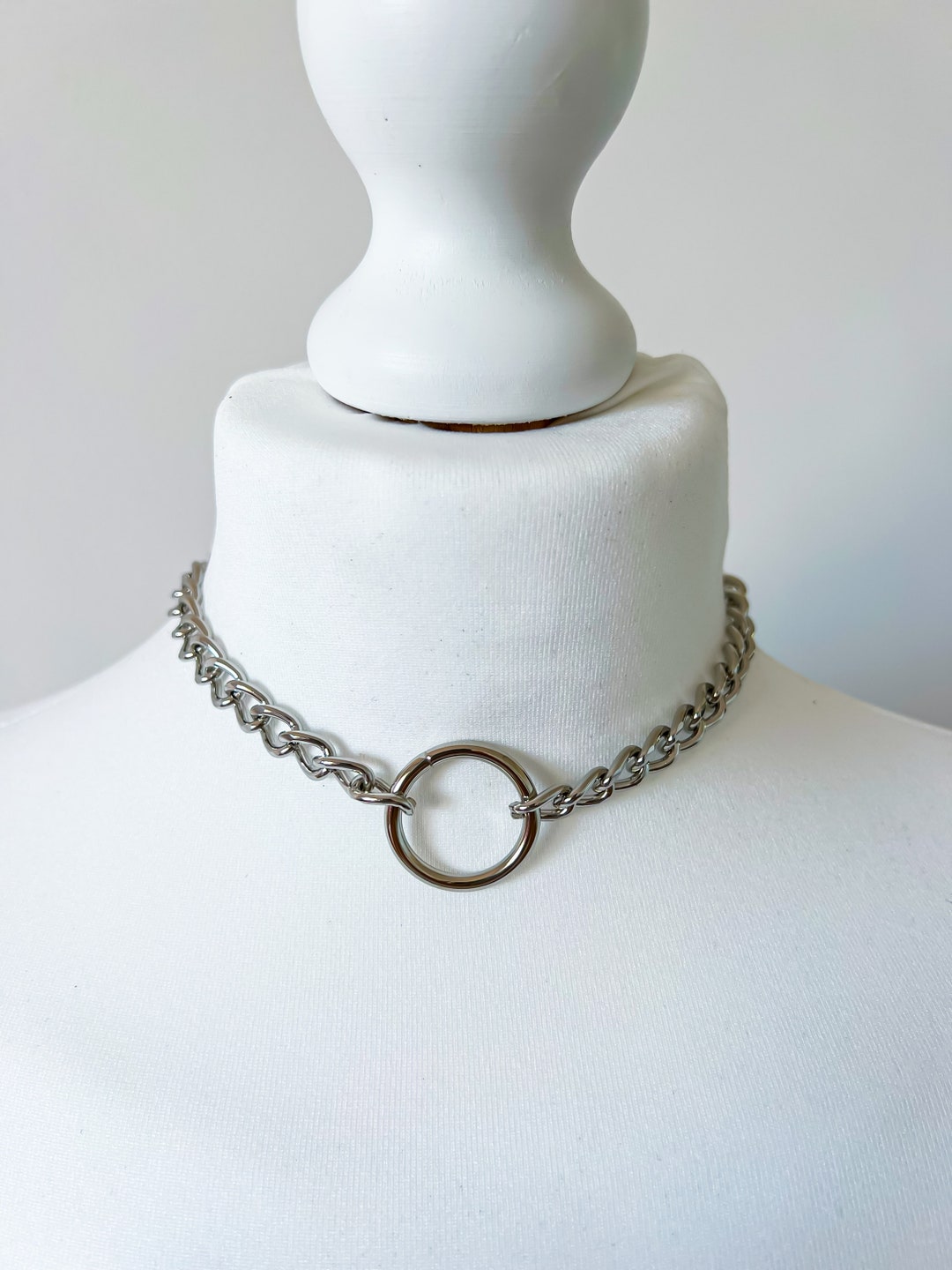 Chain Choker With O Ring - Etsy