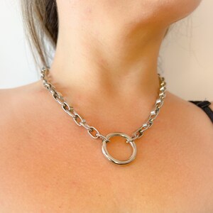 Chain choker with 25mm o ring image 2