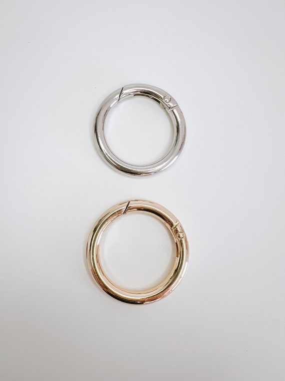 Patent Wide Leather O Ring Collar 