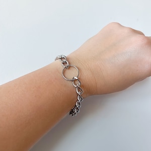 O ring chain bracelet
