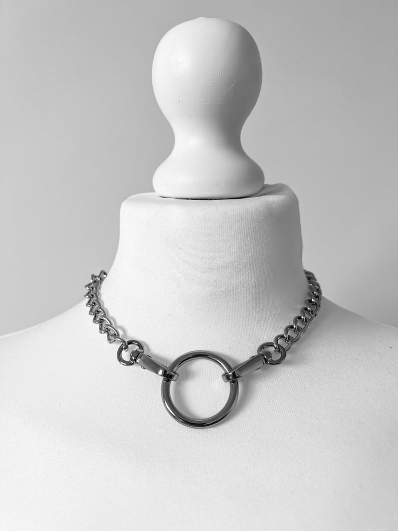 Chain choker with carabiners and o ring image 1